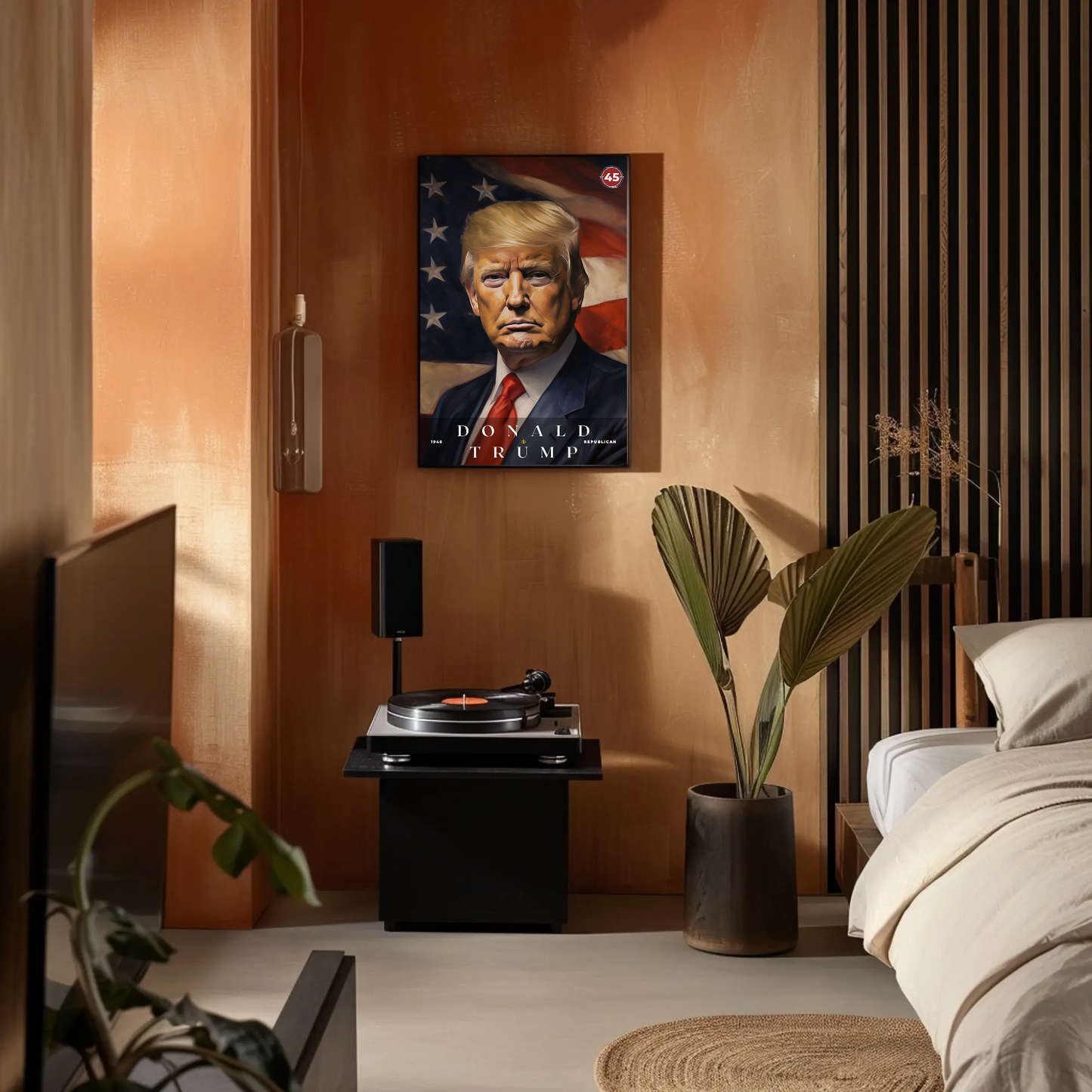 Donald Trump 45th President Of The United States Portrait