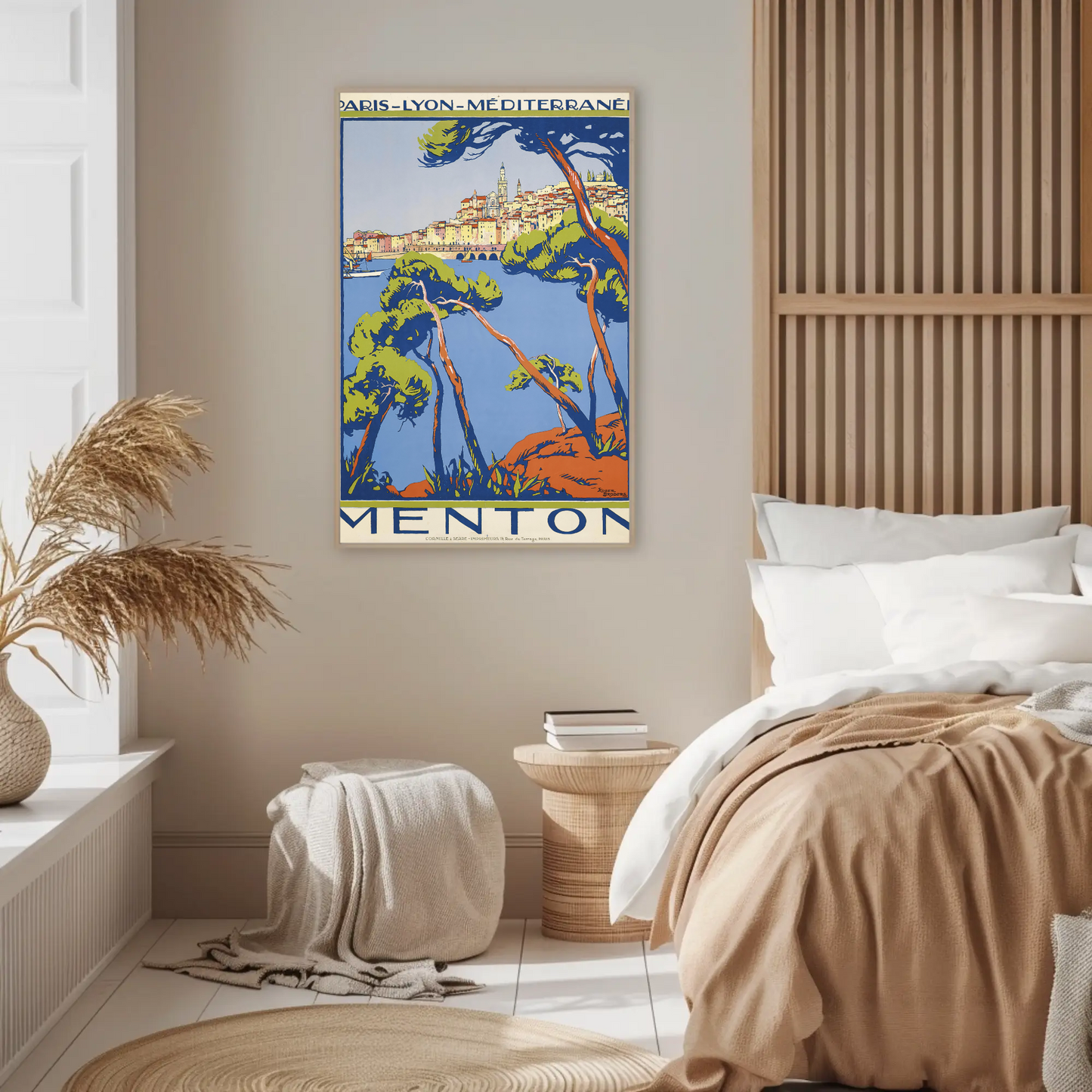 Menton Travel Poster