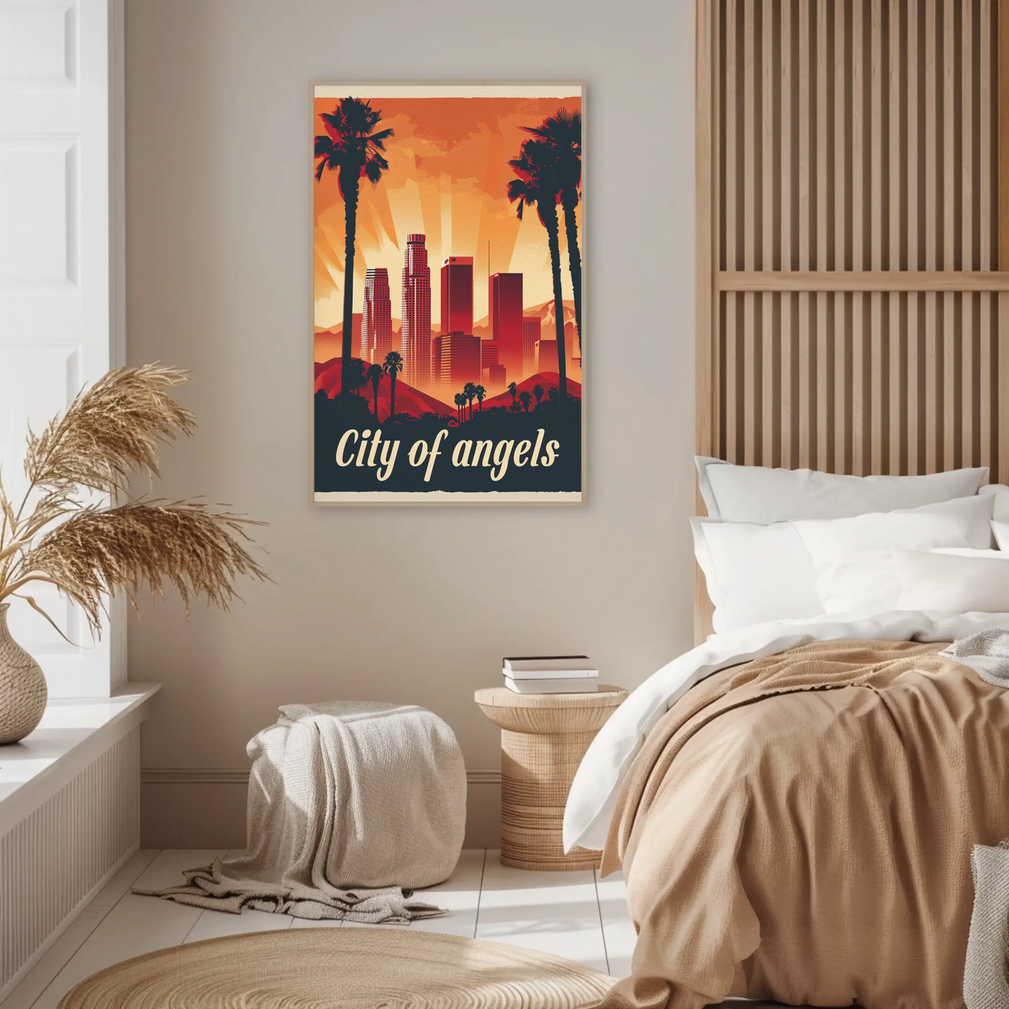 City of Angels Los Angeles Vintage Poster