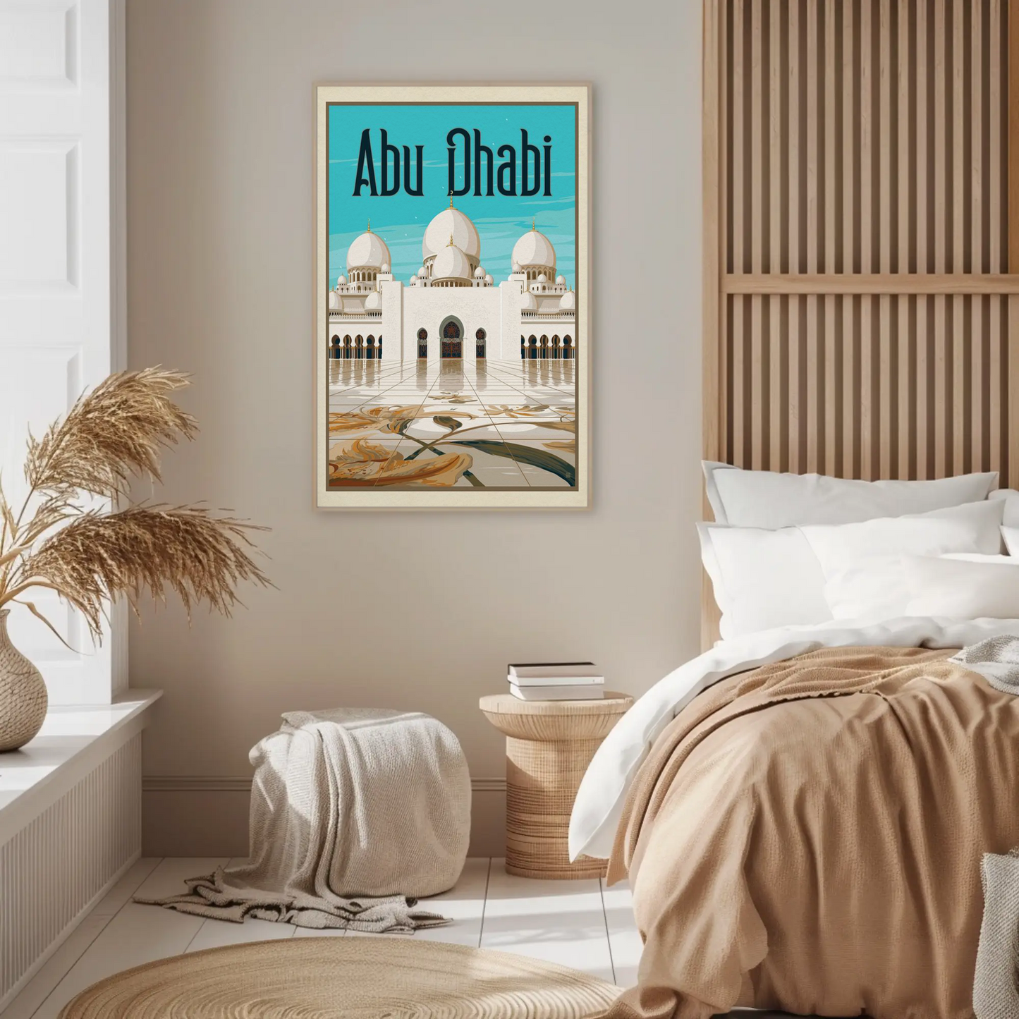 Abu Dhabi Vintage Poster