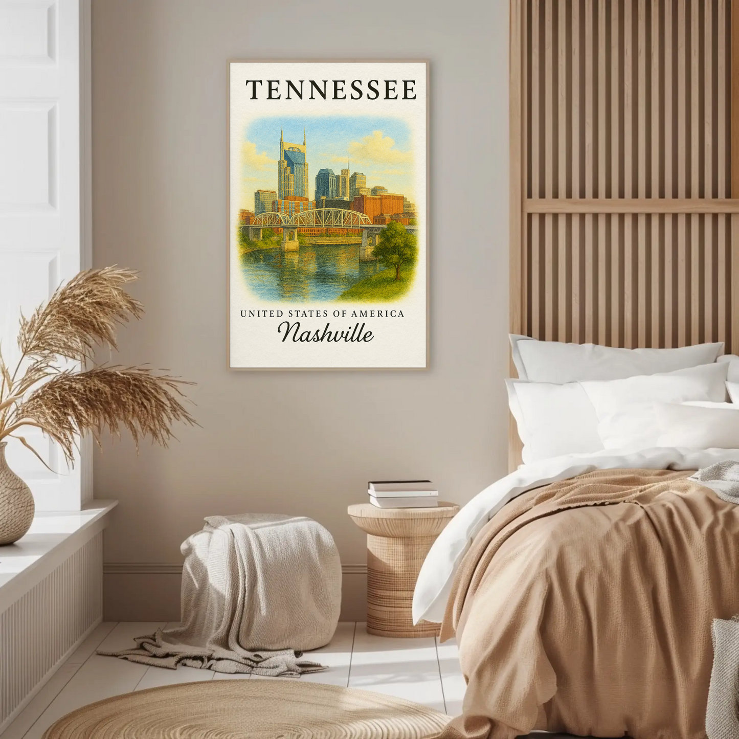 Tennessee, Nashville 2 Signature Series Vintage Travel Poster
