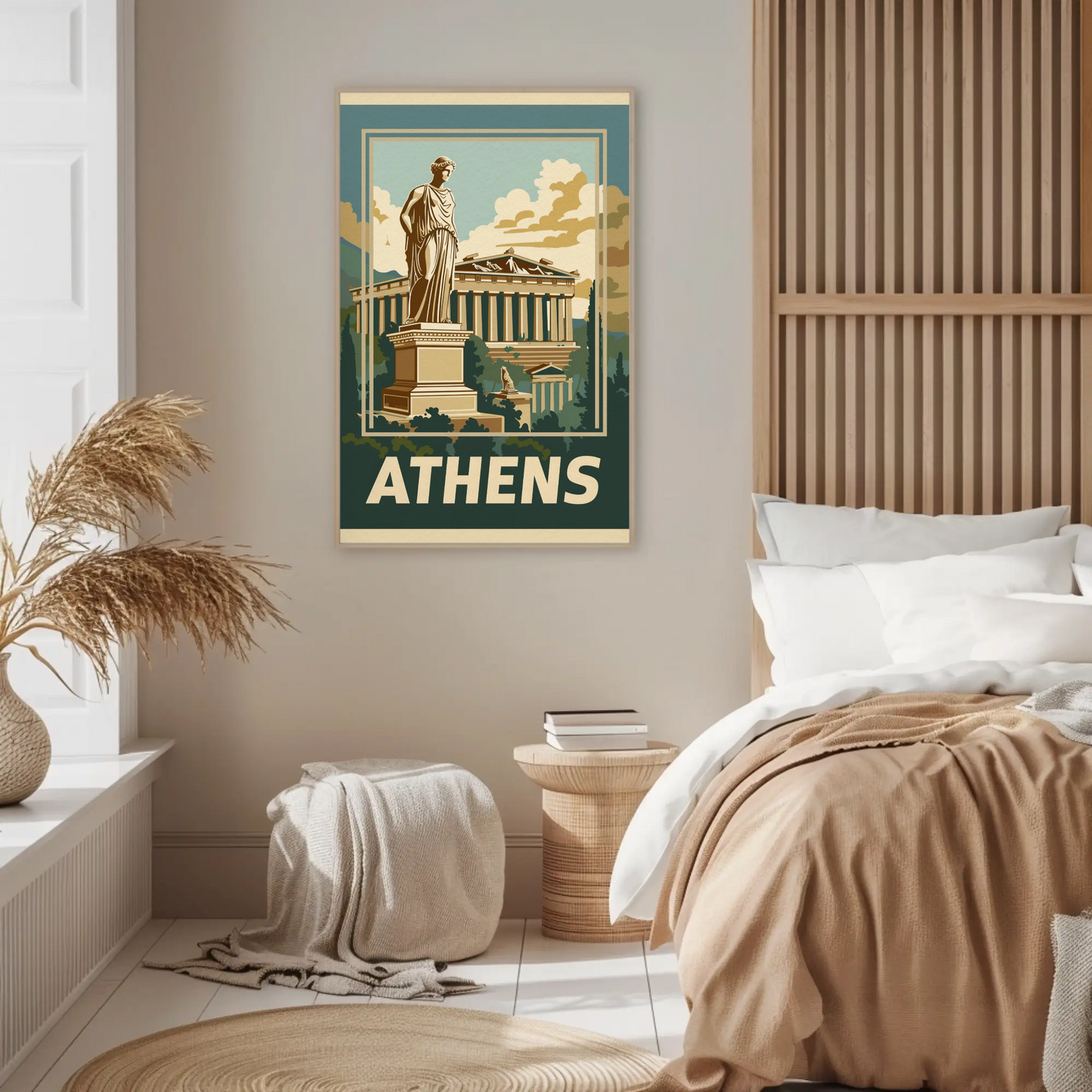 Athens Vintage Travel Poster