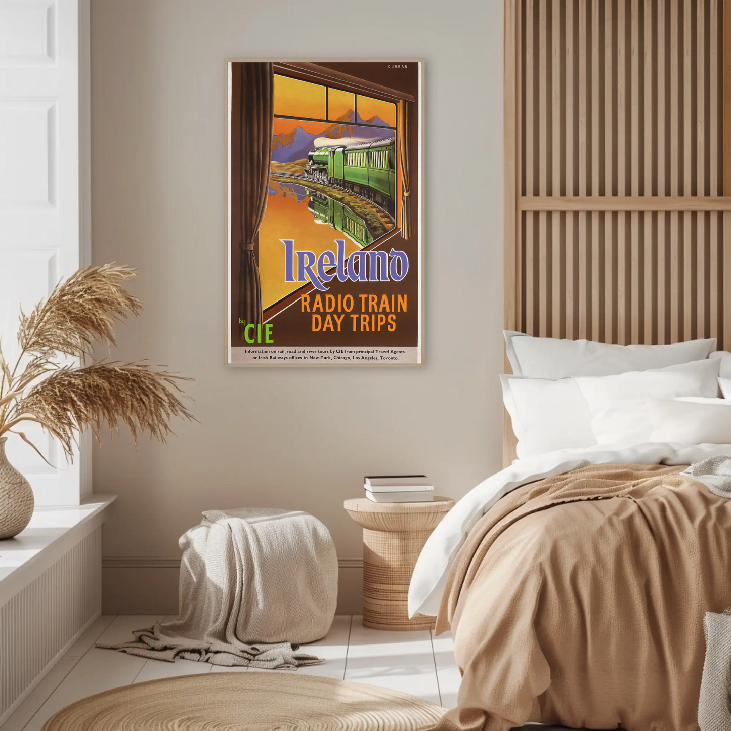 Vintage Poster - Ireland Radio Train Day Trips