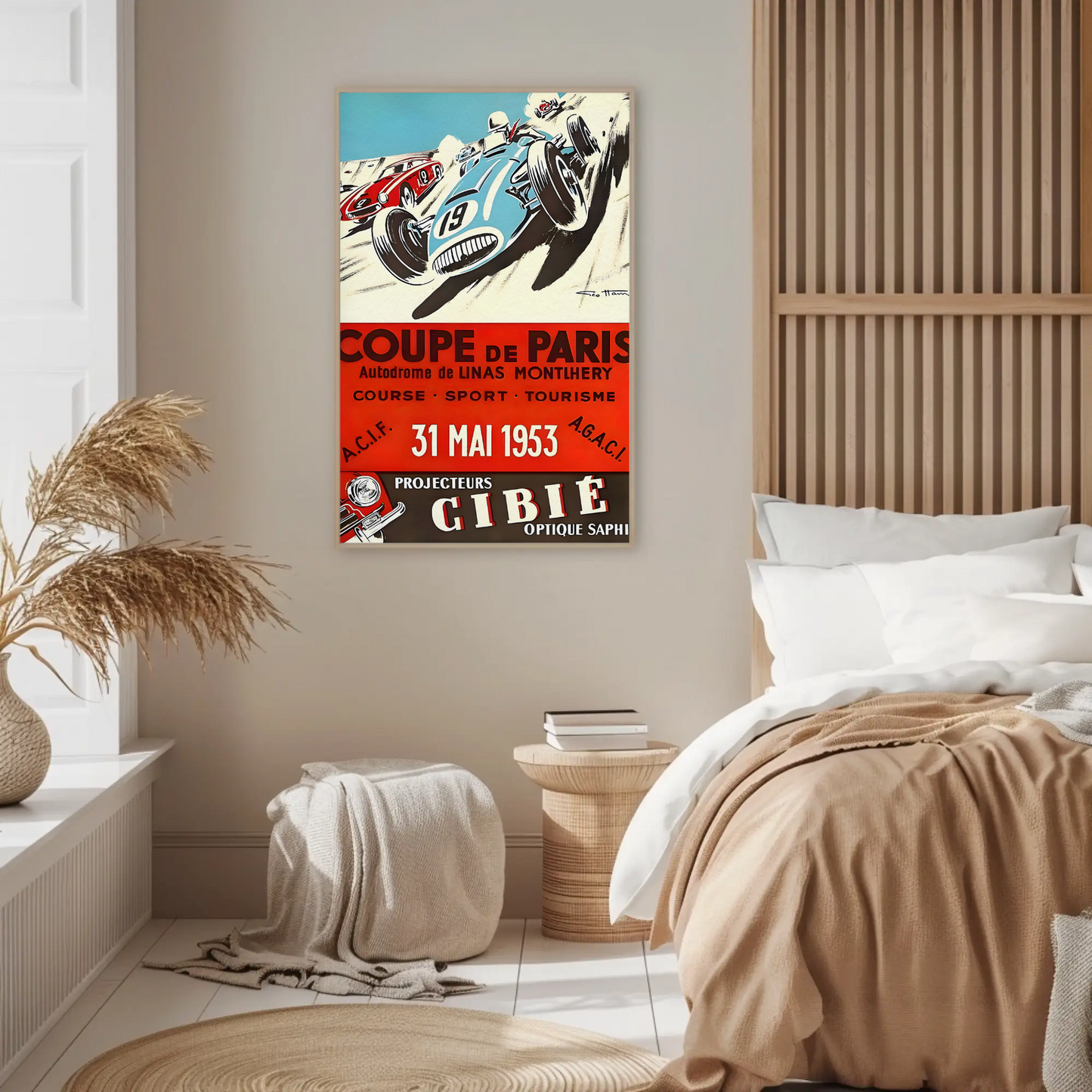 Coupe de Paris – 1953 Race Poster