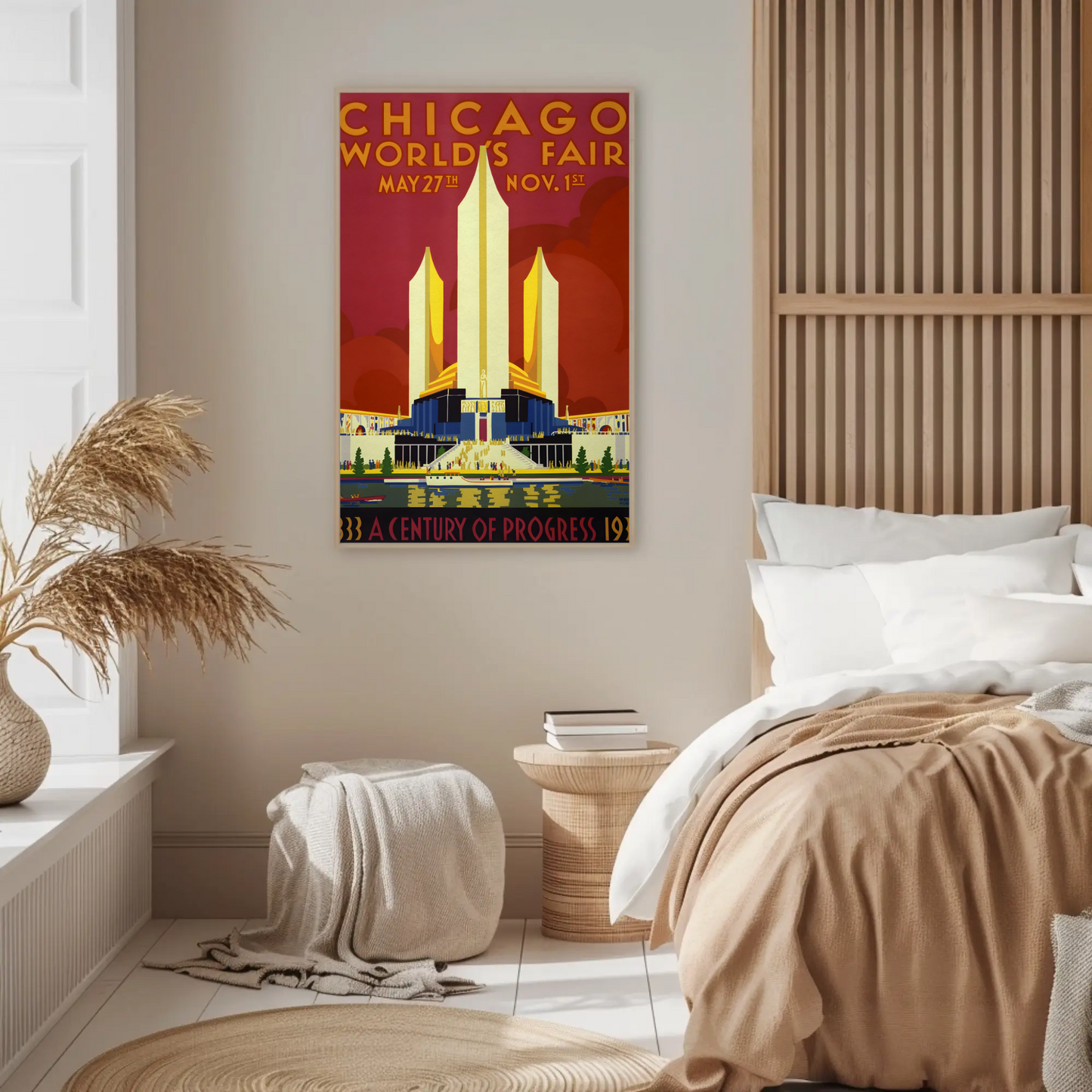 Chicago World's Fair Vintage Poster