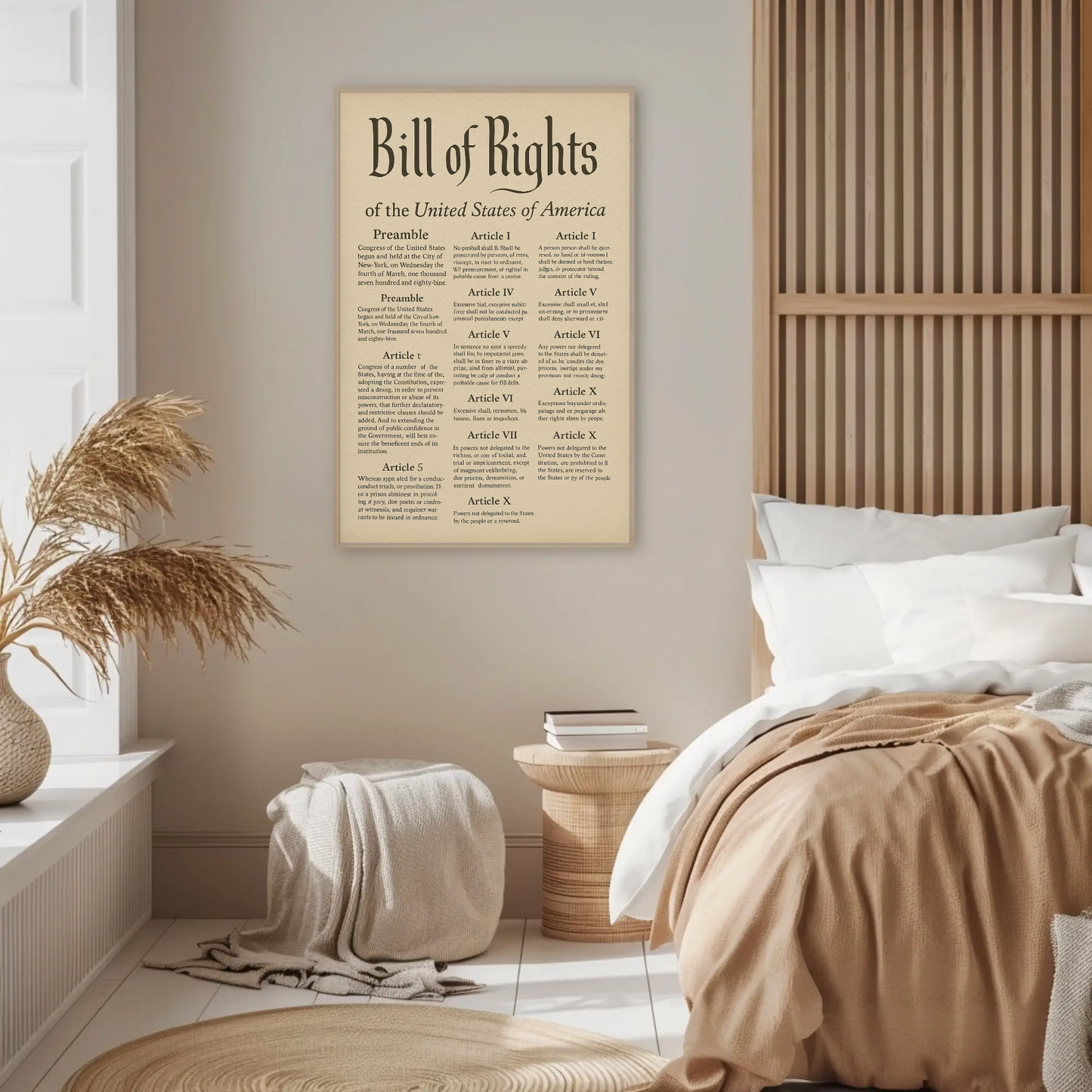 Bill Of Rights United States Poster