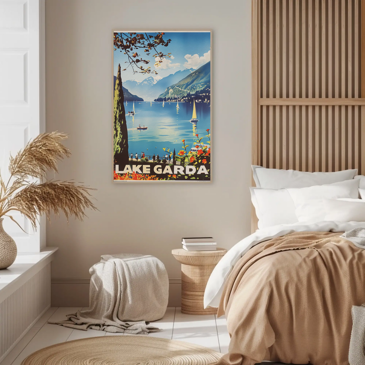 Lake Garda Vintage Poster