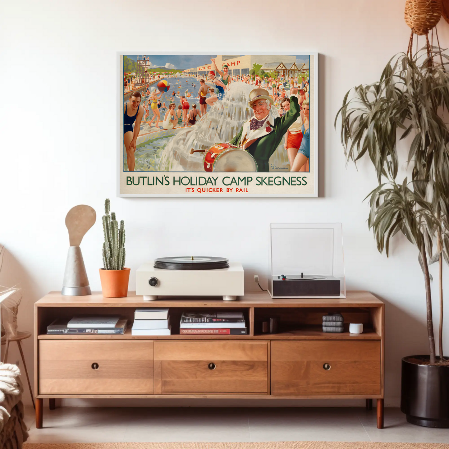 Butlin's Holiday Camp Skegness Poster