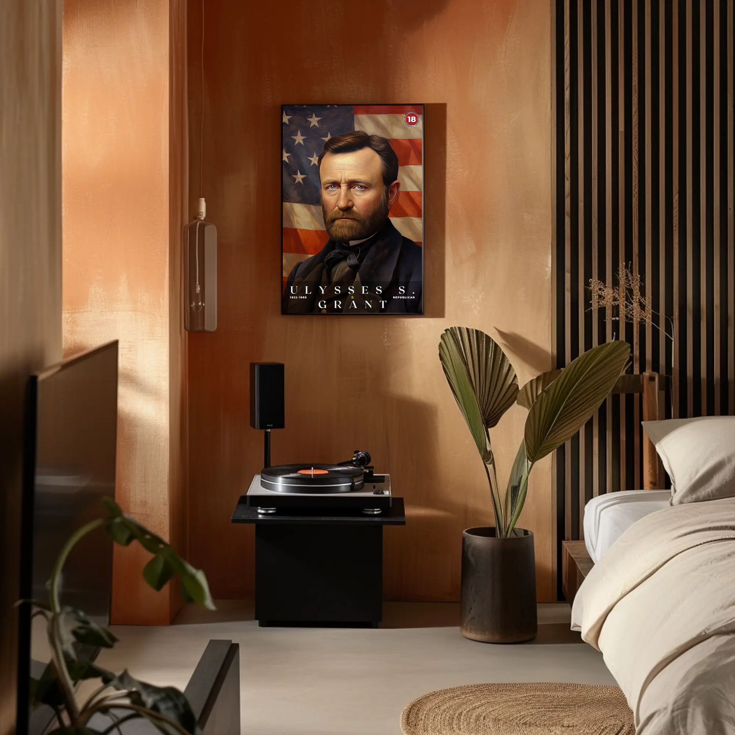 Ulysses S. Grant 18th President Of The United States Portrait