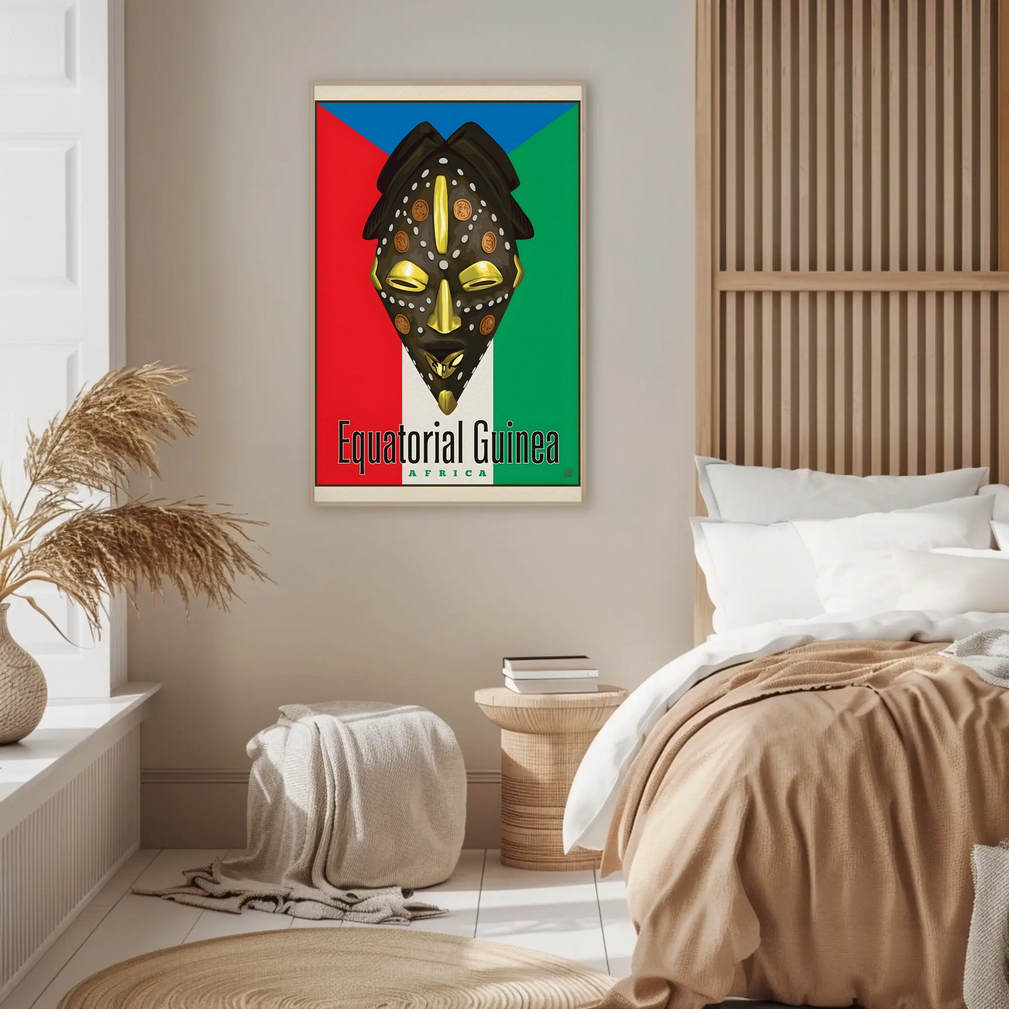 Vintage Poster Equatorial Guinea Africa