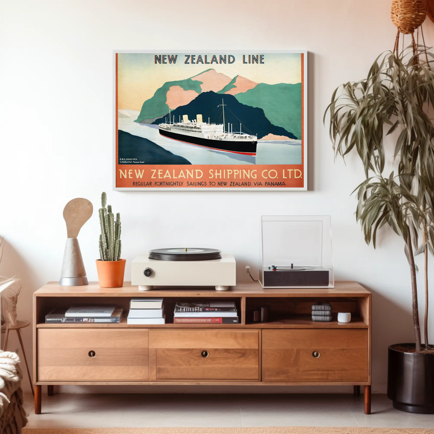 New Zealand Shipping Line Poster