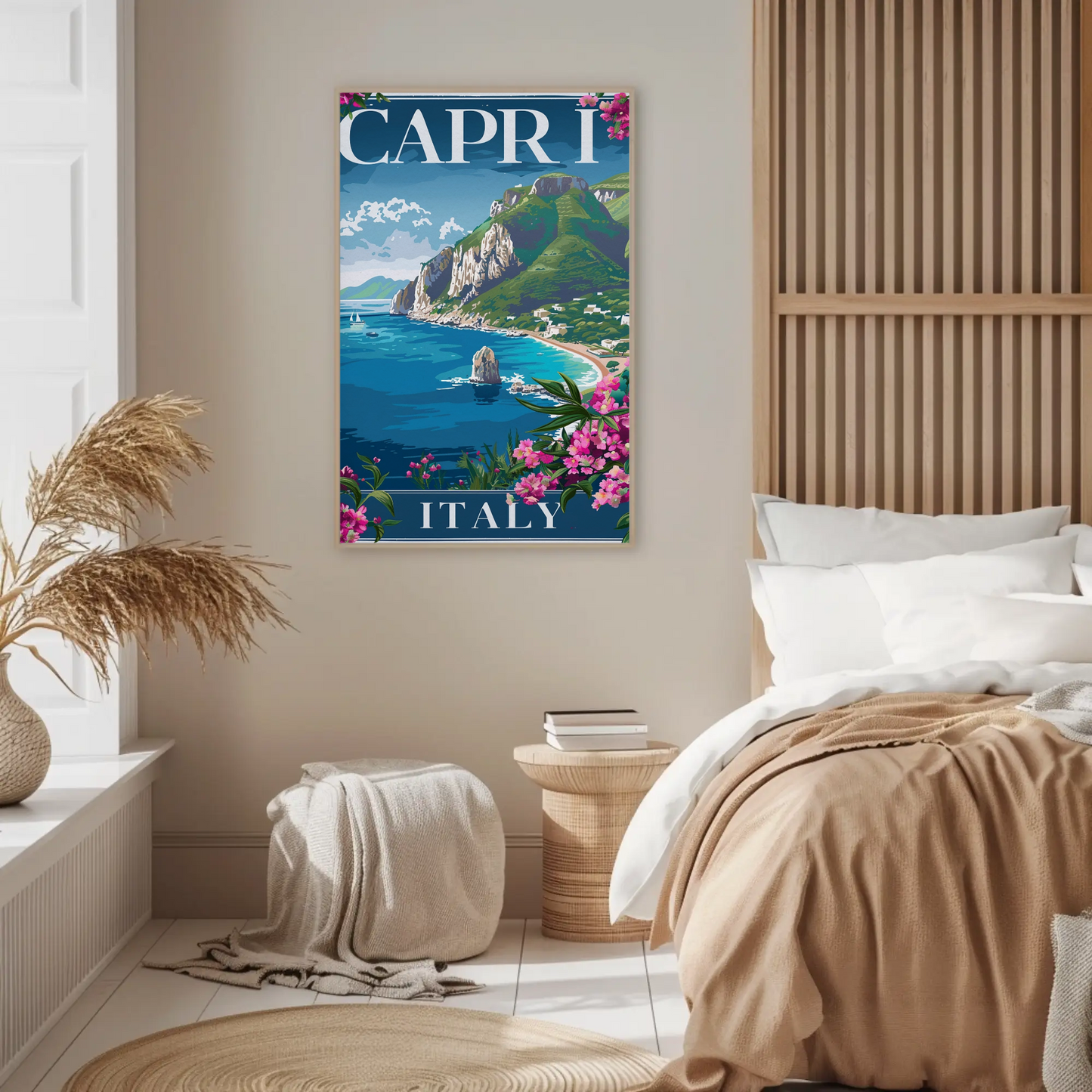 Capri Italy Vintage Poster