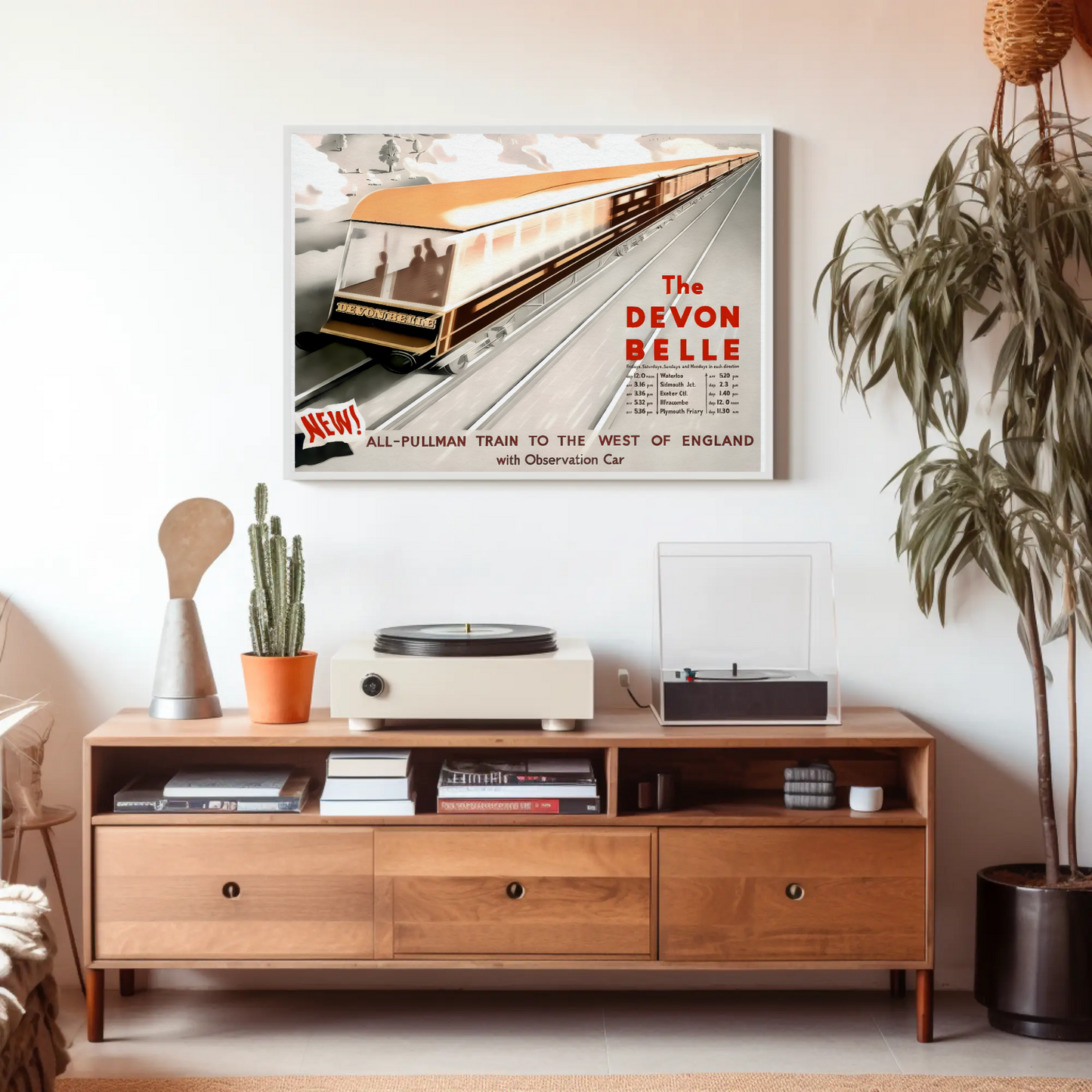 The Devon Belle Train Poster