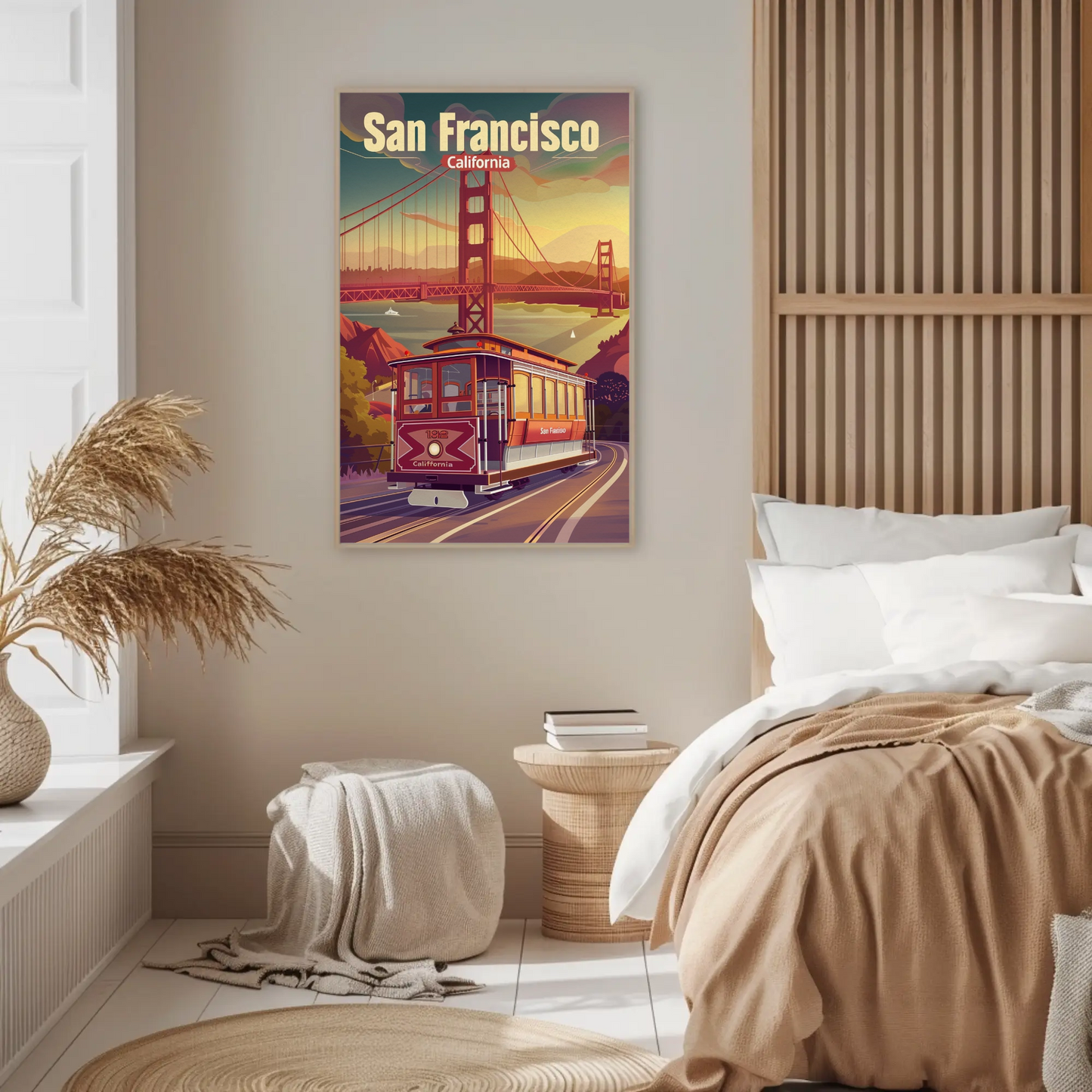 San Francisco California Vintage Poster