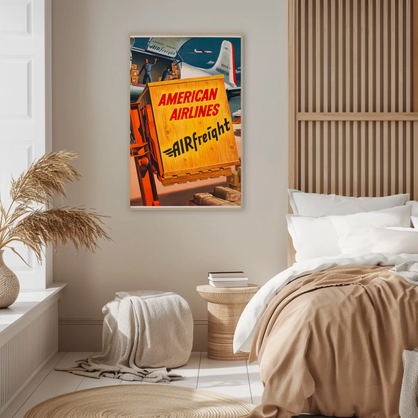 American Airlines Airfreight Poster