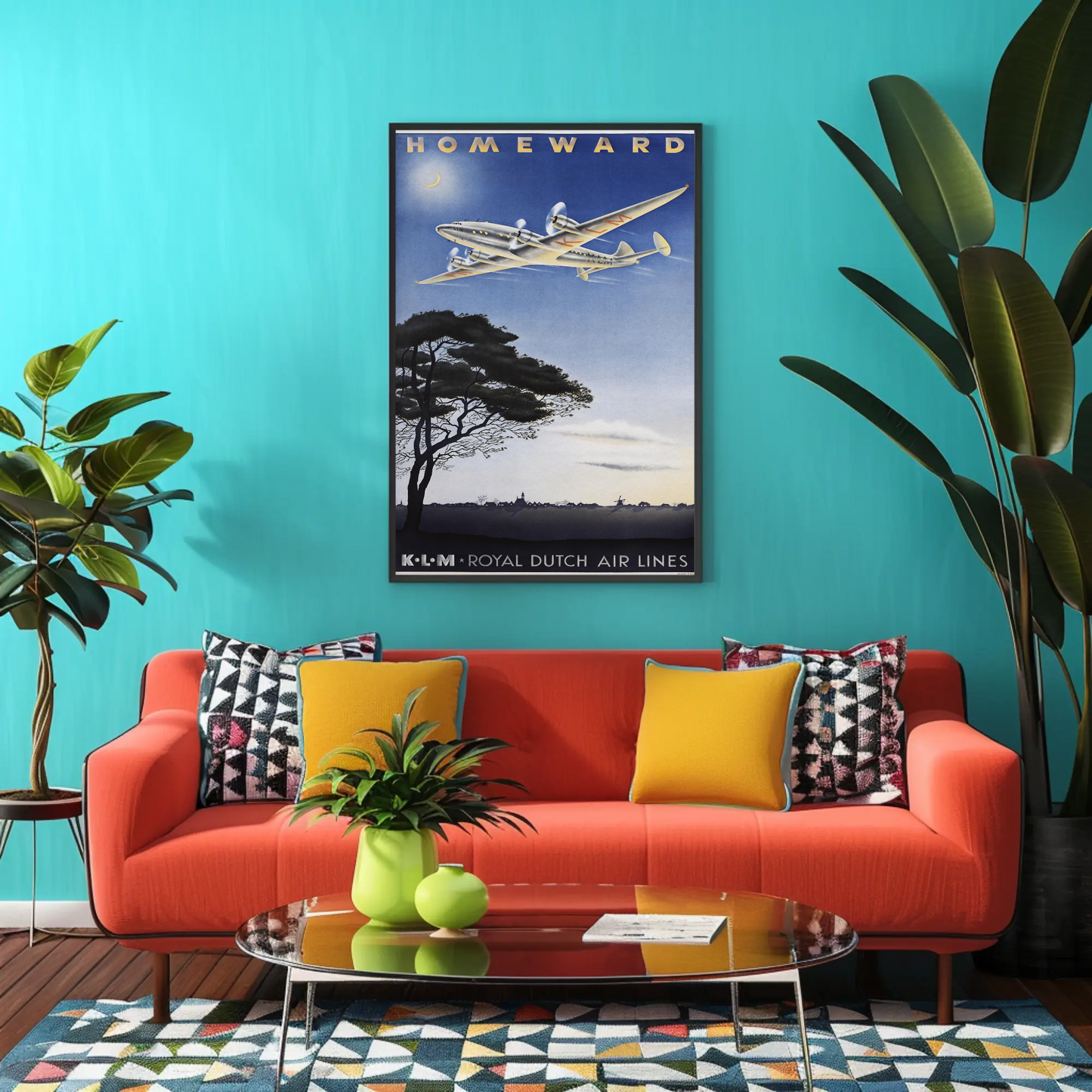 KLM Homeward Poster