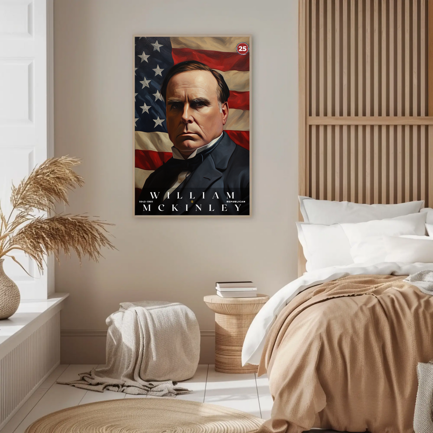Wiliam McKinley 25th President Of The United States Portrait