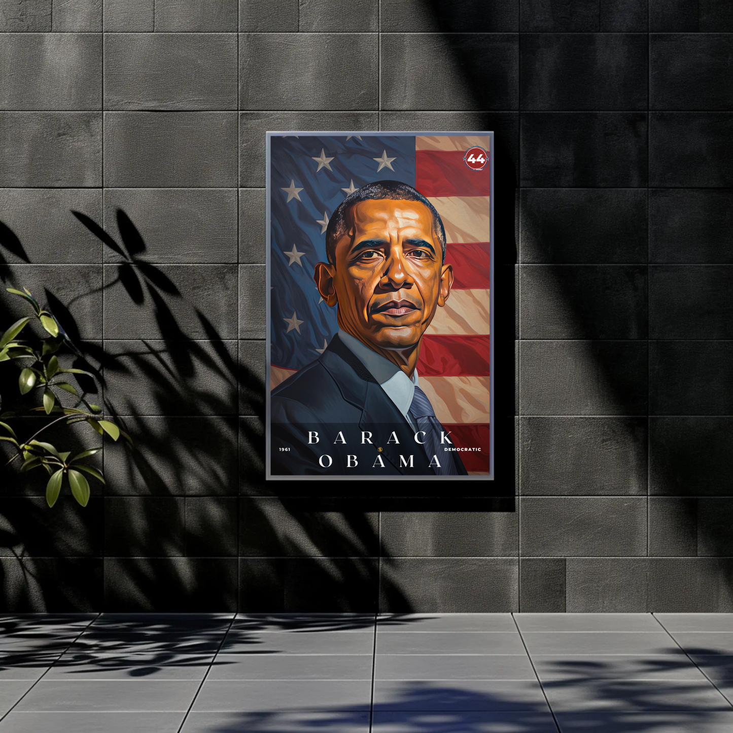 Barack Obama 44th President Of The United States Portrait