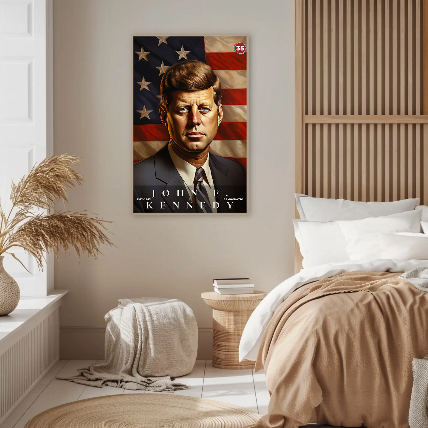 John F. Kennedy 35th President Of The United States Portrait