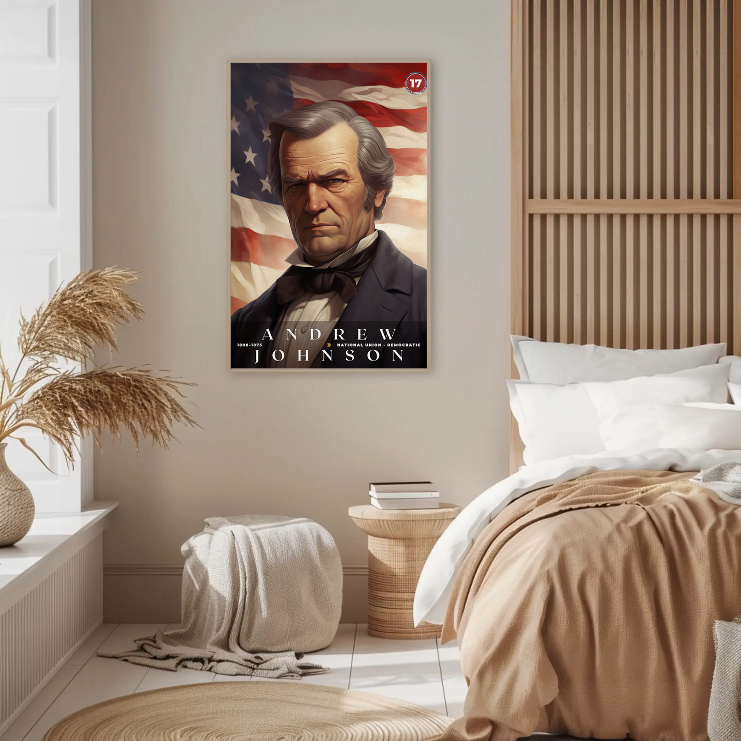 Andrew Johnson 17th President Of The United States Portrait