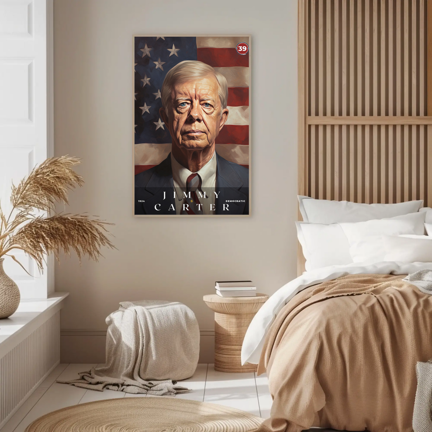Jimmy Carter 39th President Of The United States Portrait