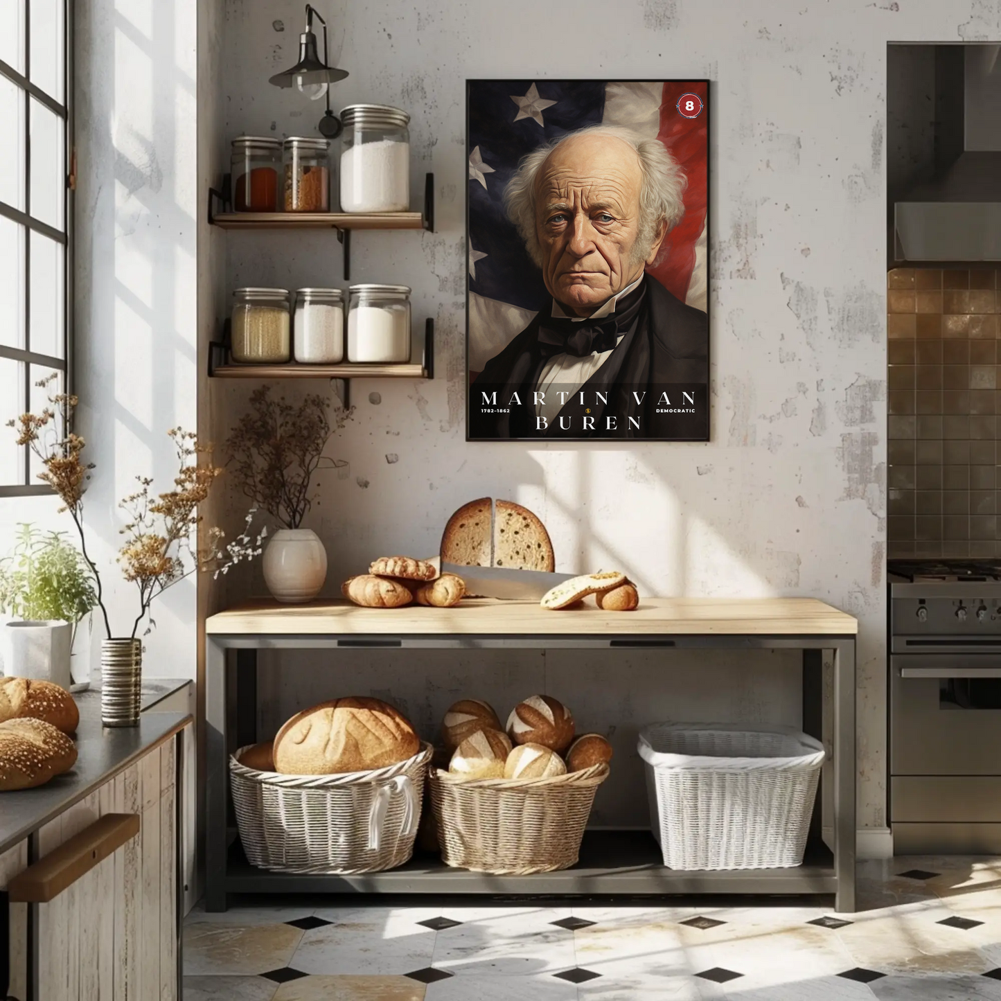 Martin Van Buren 8th President Of The United States Portrait