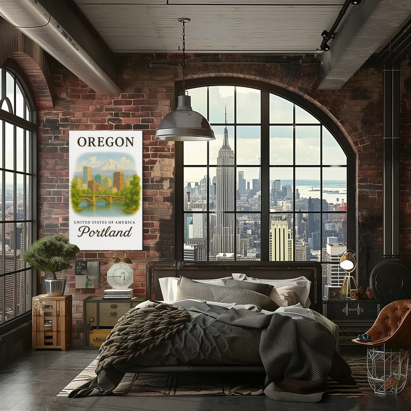 Oregon, Portland Signature Series Vintage Travel Poster