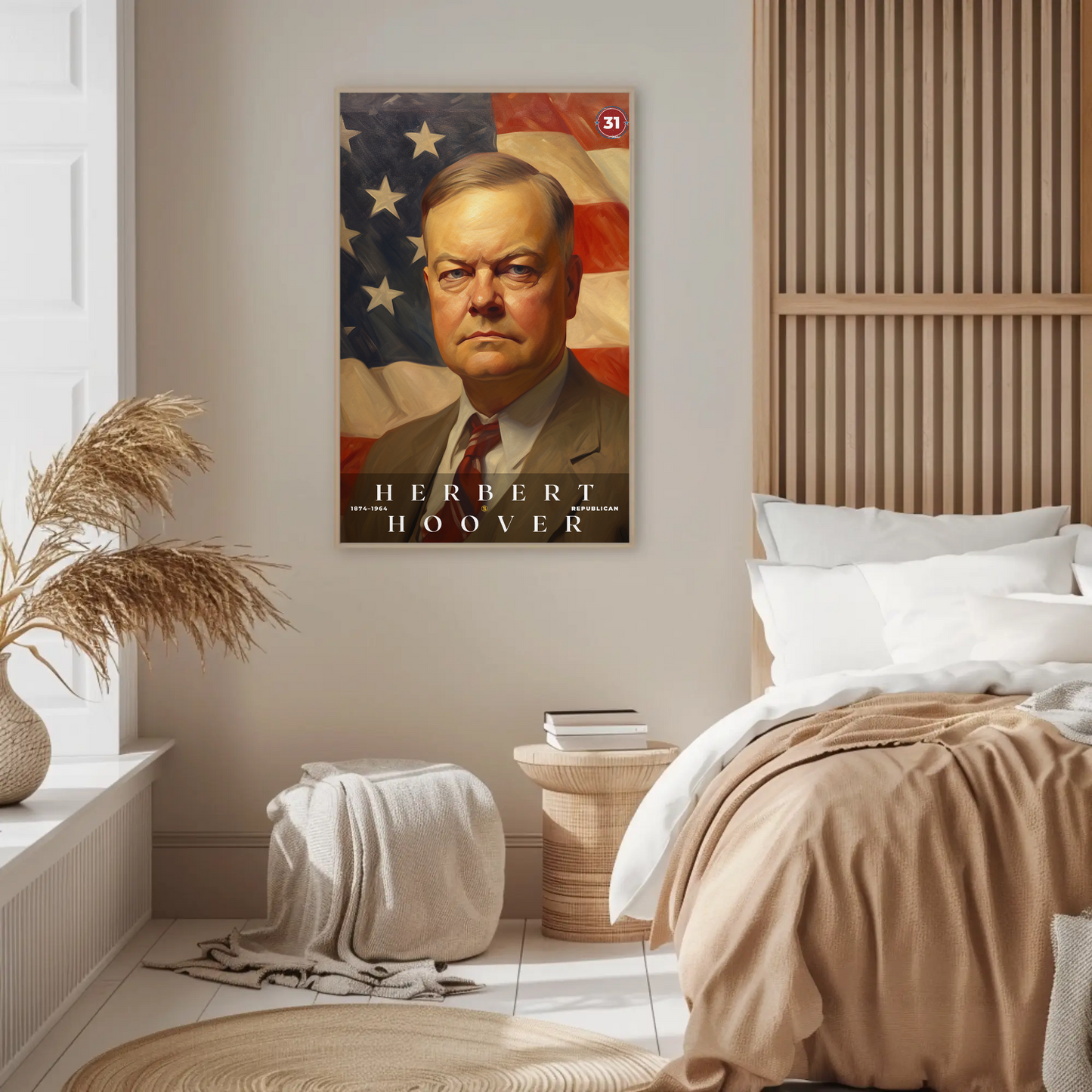 Herbert Hoover 31st President Of The United States Portrait