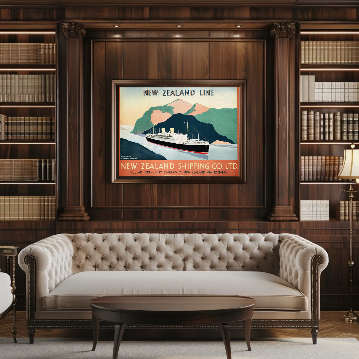 New Zealand Shipping Line Poster