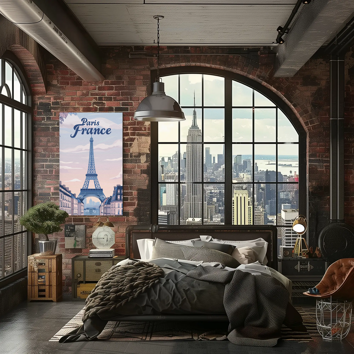 Paris France – Eiffel Tower at Sunset