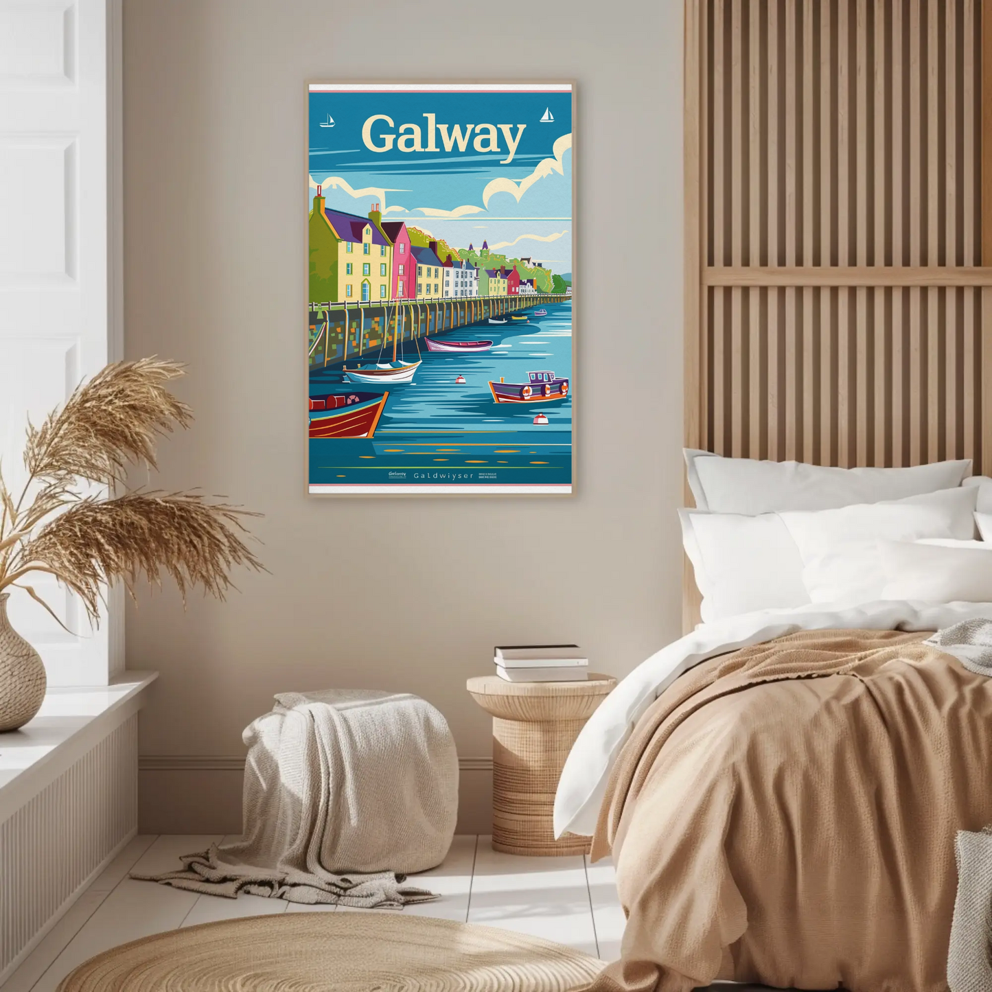 Galway Harbor Poster