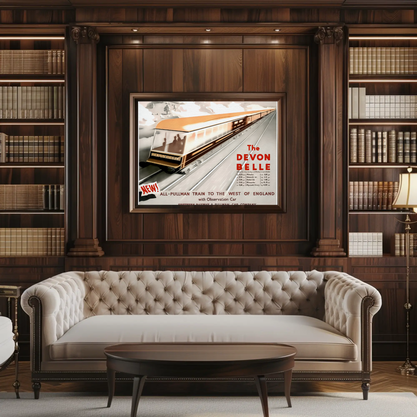 The Devon Belle Train Poster