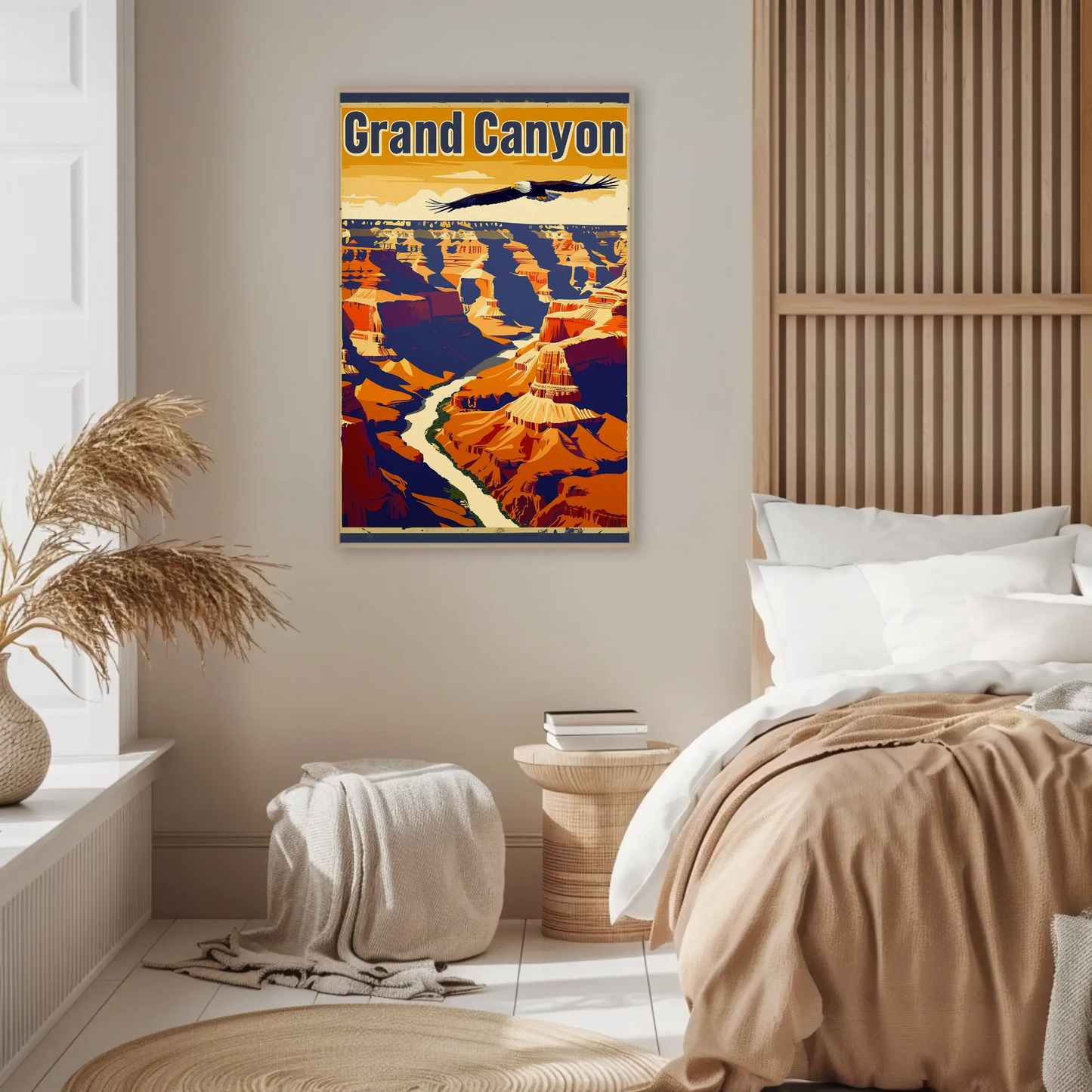 Grand Canyon Eagle Poster