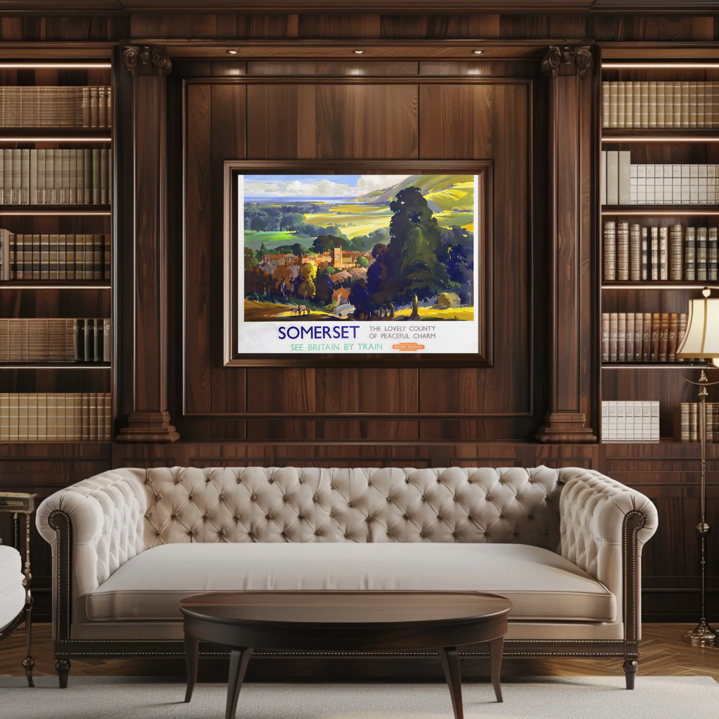 Somerset - The Lovely County of Peaceful Charm Poster