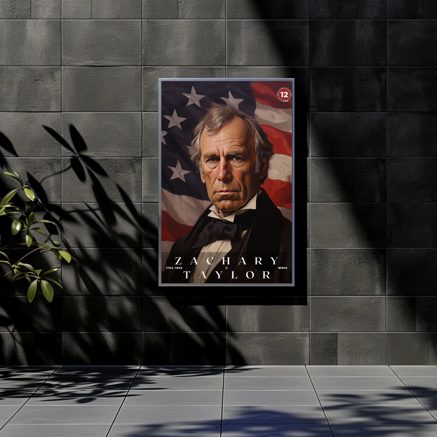 Zachary Taylor 12th President Of The United States Portrait
