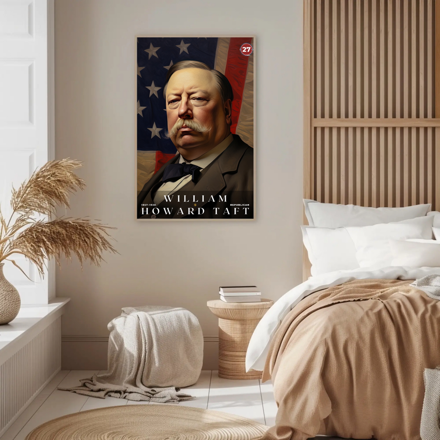 William Taft 27th President Of The United States Portrait