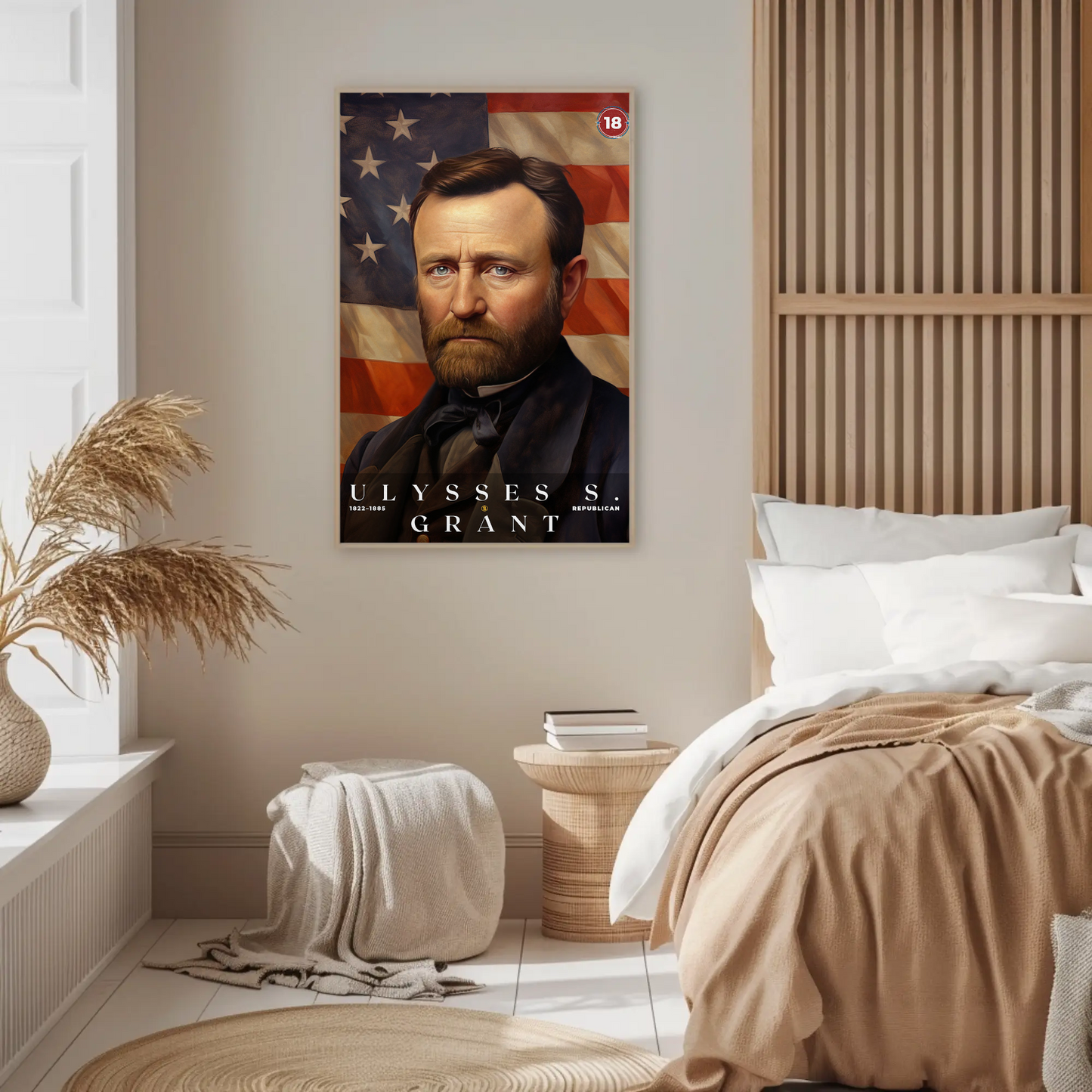 Ulysses S. Grant 18th President Of The United States Portrait