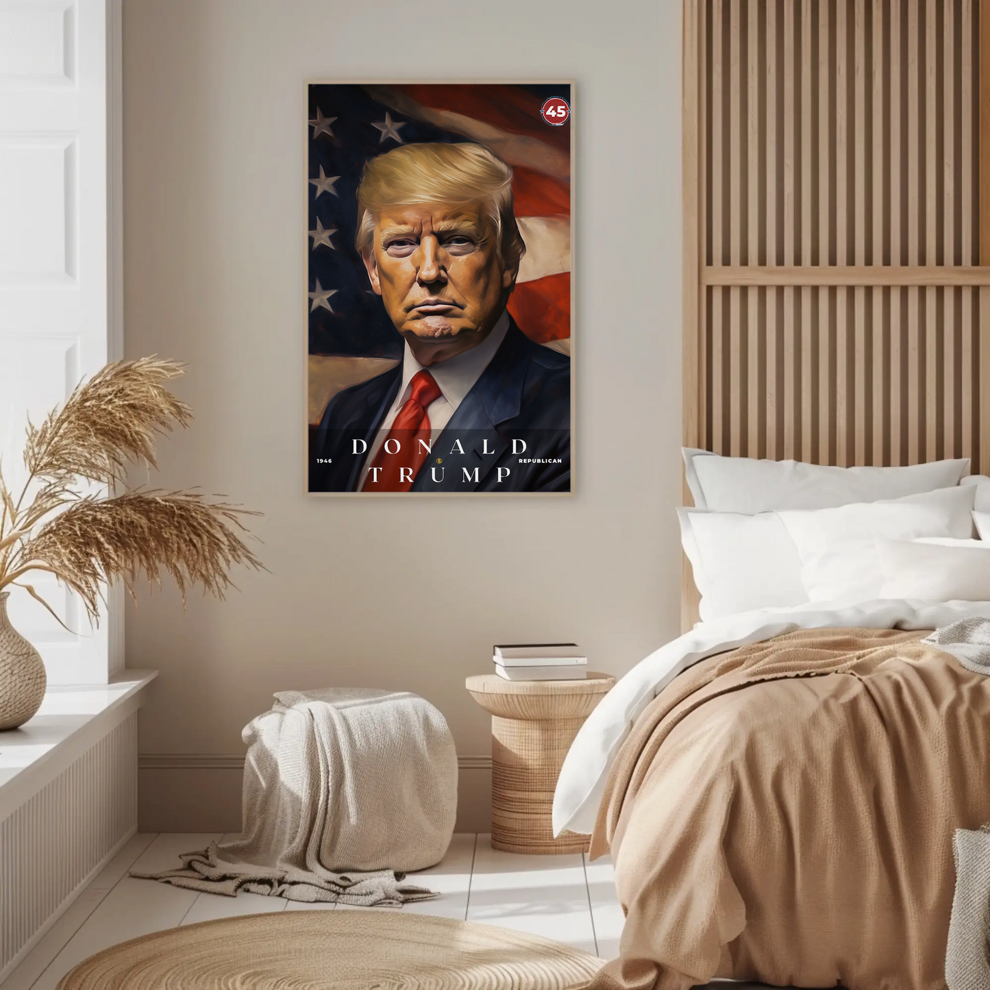 Donald Trump 45th President Of The United States Portrait