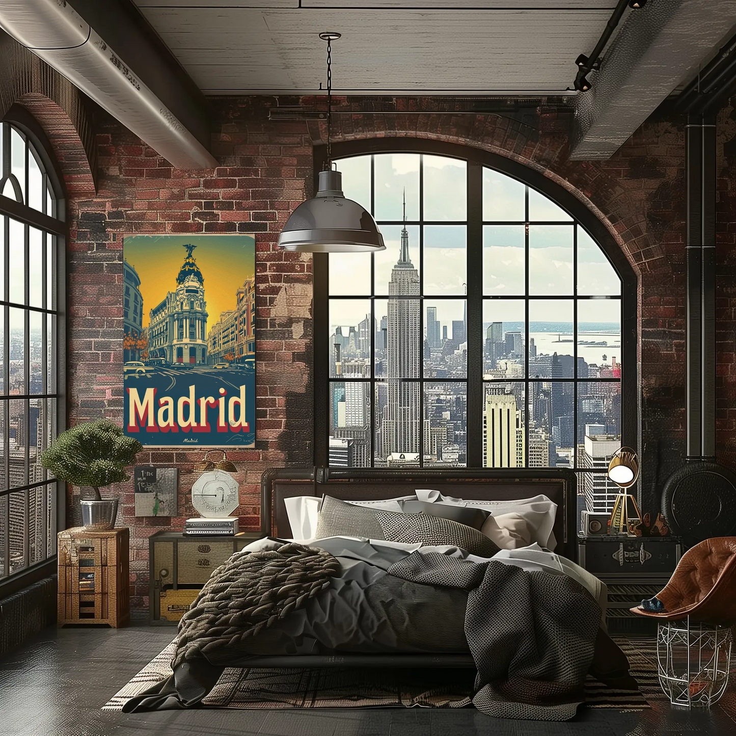 Madrid Vintage Poster