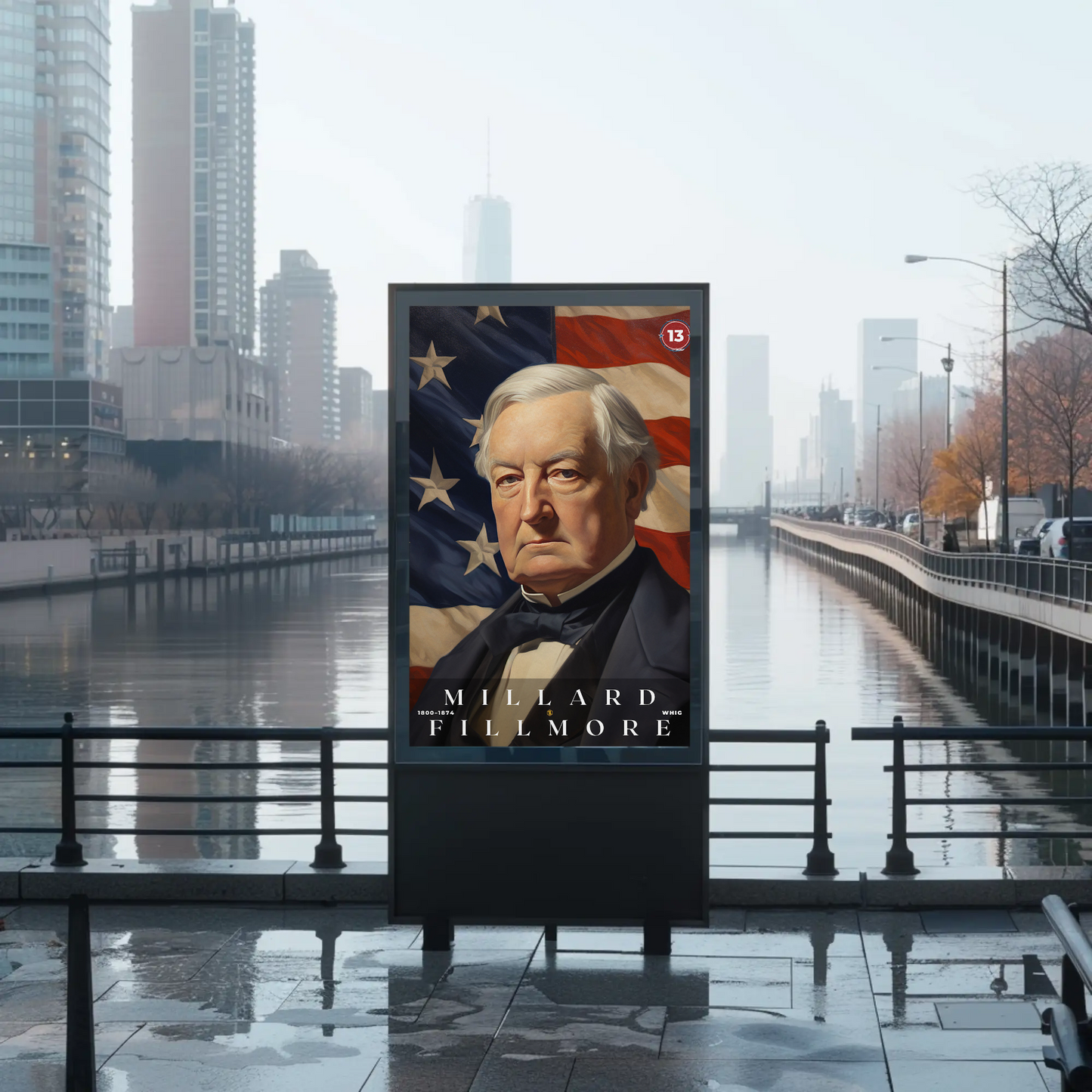 Millard Fillmore 13th President Of The United States Portrait