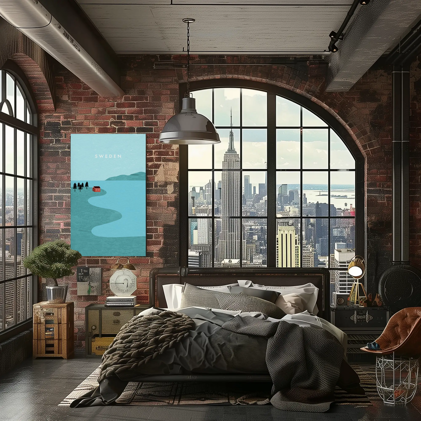 Sweden: Serene Landscape Poster