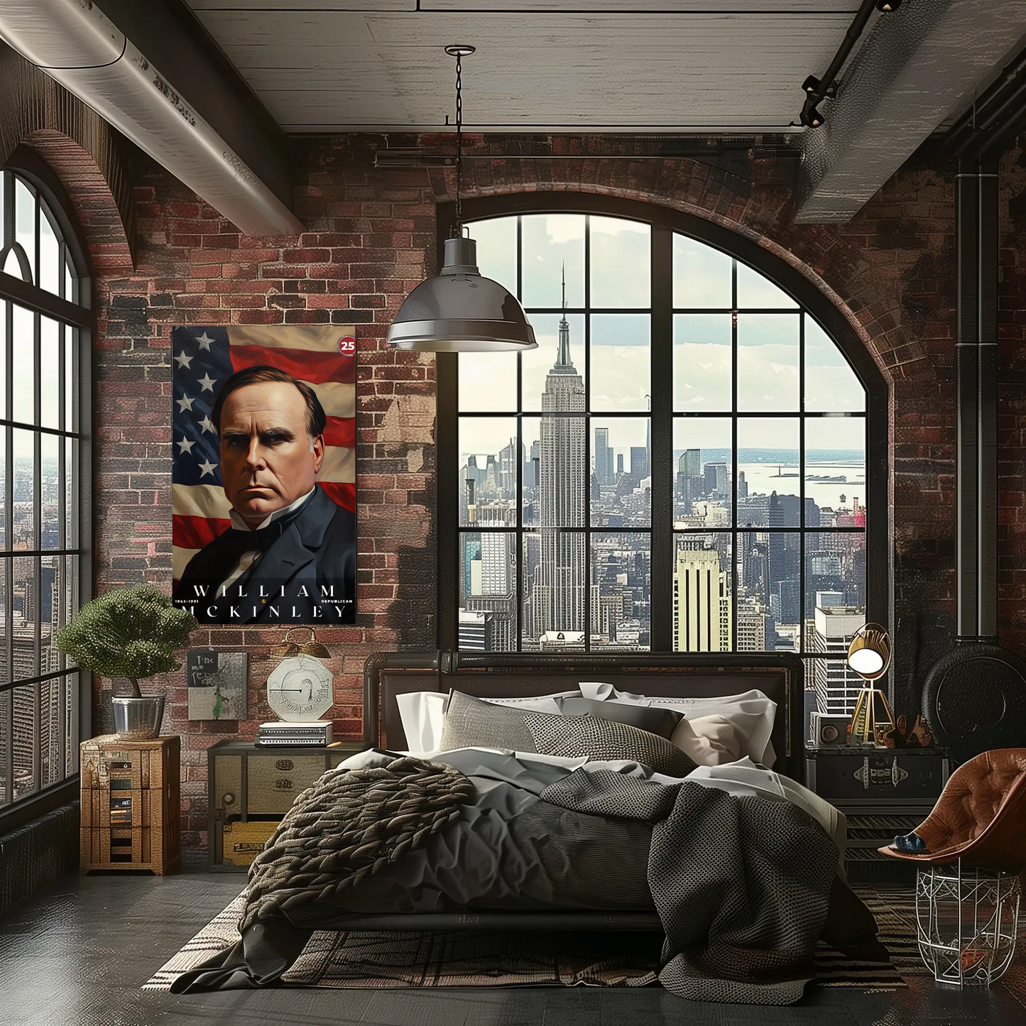 Wiliam McKinley 25th President Of The United States Portrait