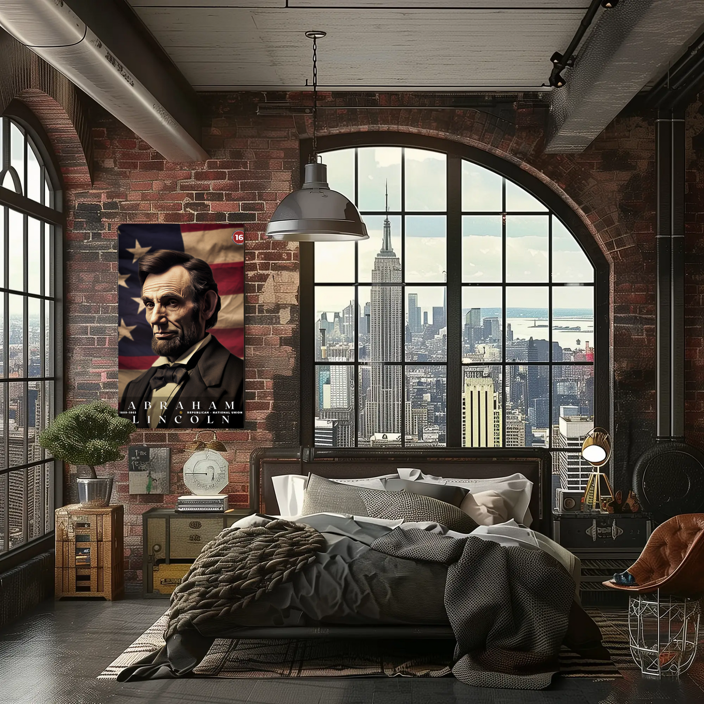 Abraham Lincoln 16th President Of The United States Portrait