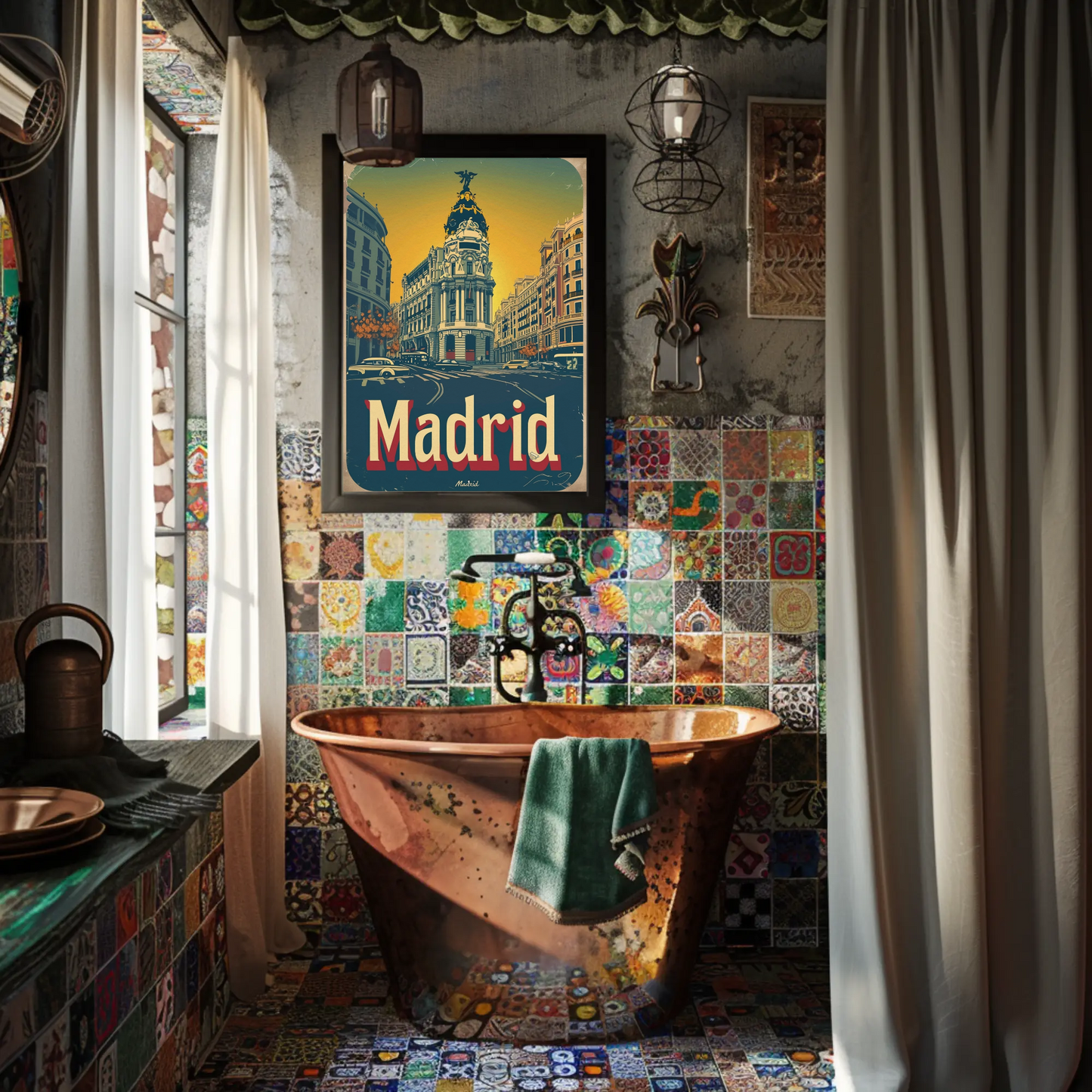 Madrid Vintage Poster