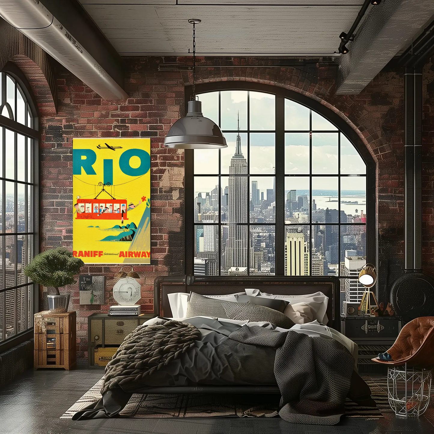 Rio Braniff International Airways Poster