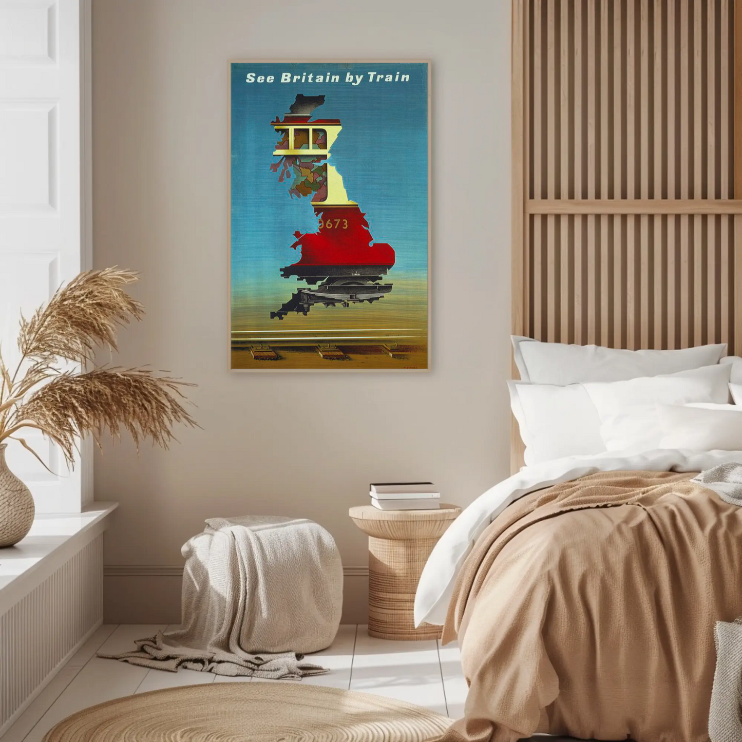See Britain by Train - Vintage Travel Poster