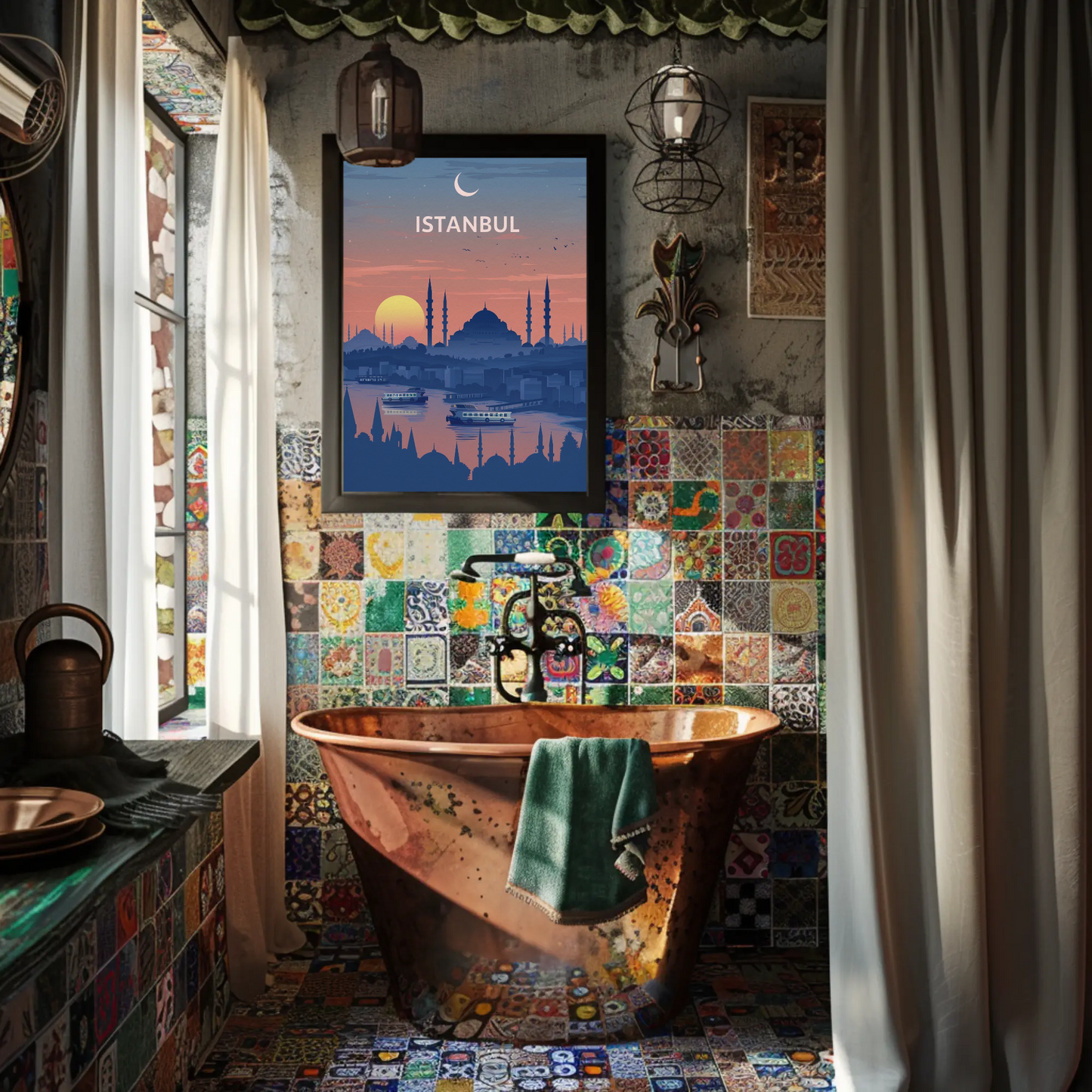 Istanbul: Sunset & Mosques Poster