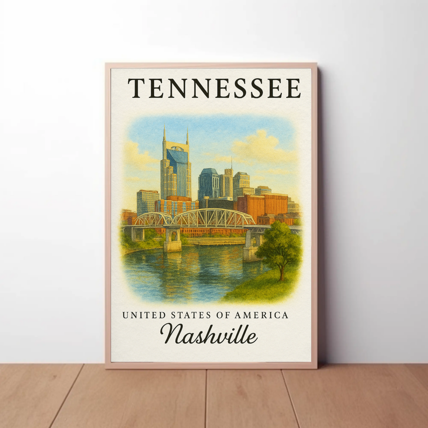 Tennessee, Nashville 2 Signature Series Vintage Travel Poster