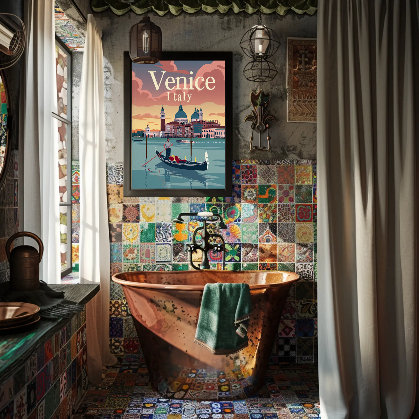 Venice Italy Vintage Poster