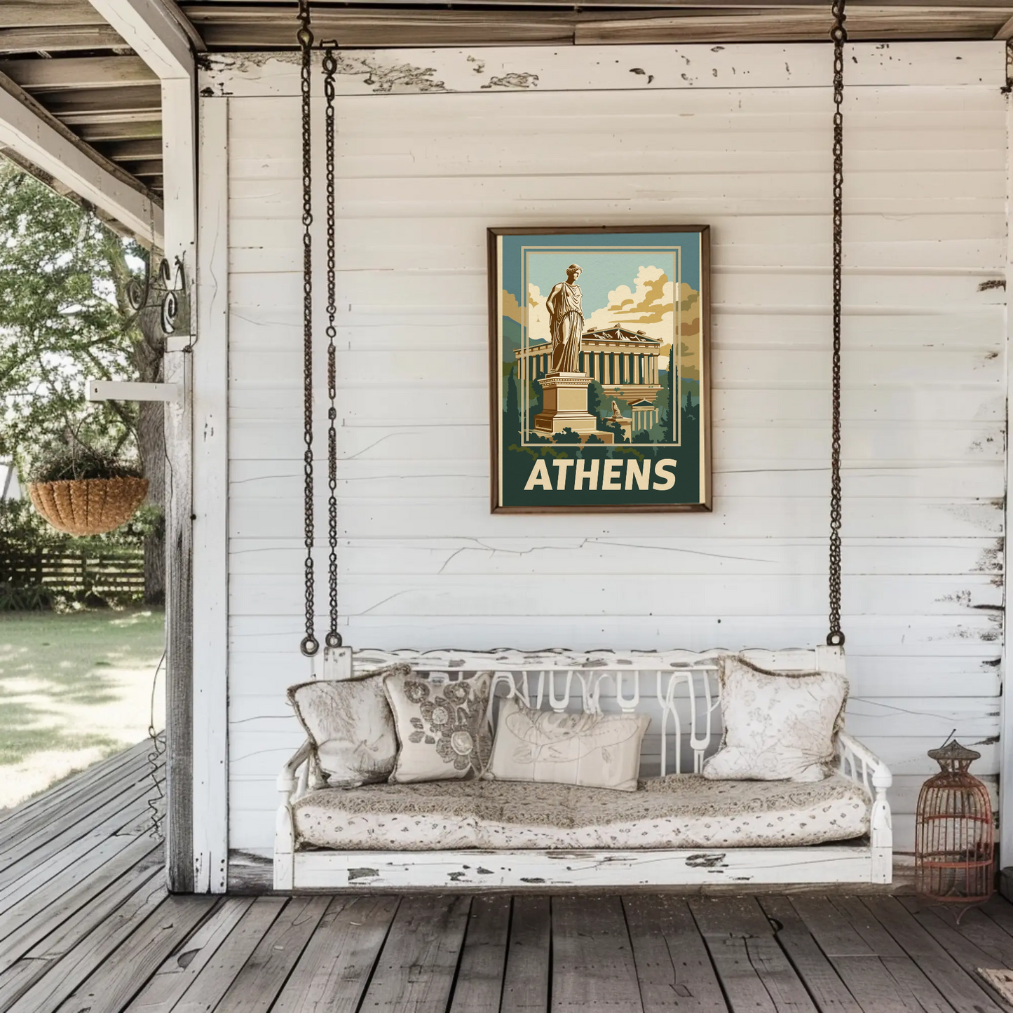 Athens Vintage Travel Poster